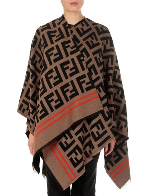 fendi camouh|fendi poncho.